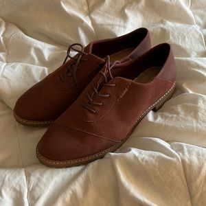 Toms Maroon Oxfords